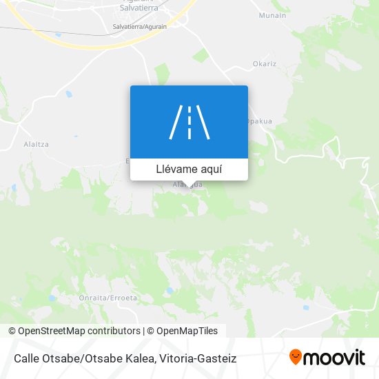 Mapa Calle Otsabe/Otsabe Kalea
