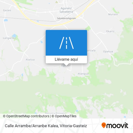 Mapa Calle Arrambe/Arranbe Kalea