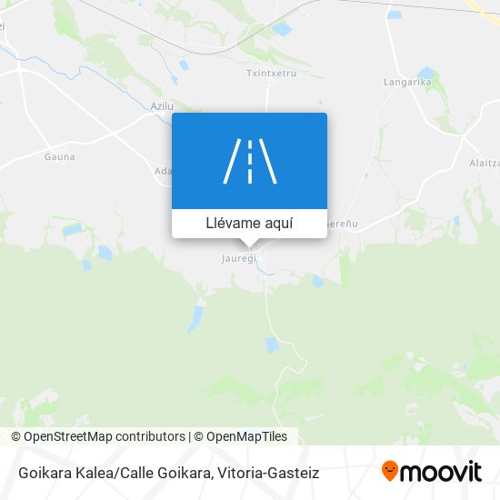 Mapa Goikara Kalea/Calle Goikara