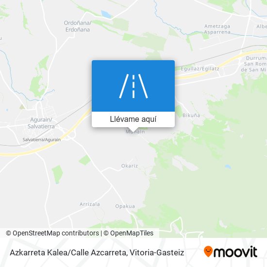 Mapa Azkarreta Kalea / Calle Azcarreta