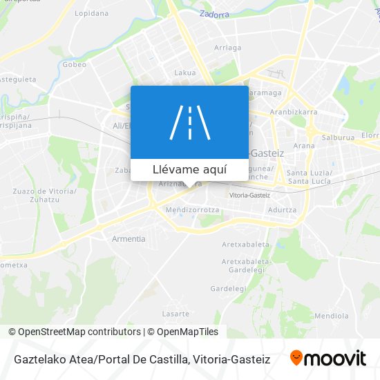 Mapa Gaztelako Atea / Portal De Castilla