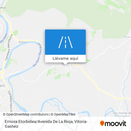 Mapa Errioxa Etorbidea / Avenida De La Rioja