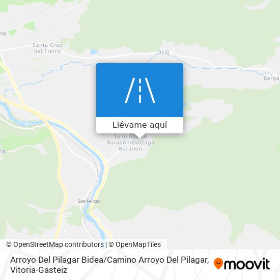 Mapa Arroyo Del Pilagar Bidea / Camino Arroyo Del Pilagar