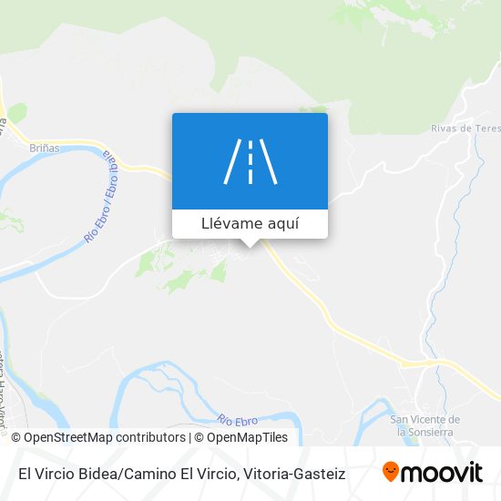 Mapa El Vircio Bidea / Camino El Vircio