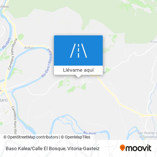 Mapa Baso Kalea/Calle El Bosque