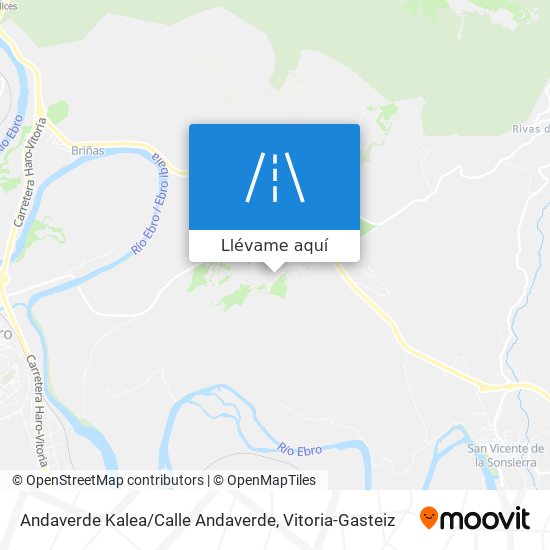 Mapa Andaverde Kalea / Calle Andaverde