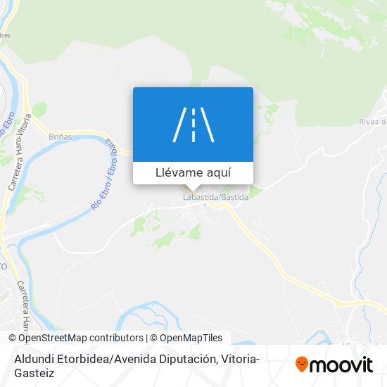 Mapa Aldundi Etorbidea / Avenida Diputación