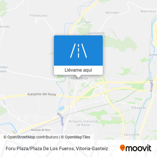 Mapa Foru Plaza/Plaza De Los Fueros