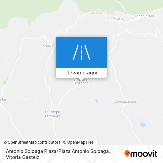 Mapa Antonio Soloaga Plaza / Plaza Antonio Soloaga