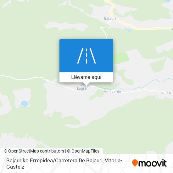 Mapa Bajauriko Errepidea / Carretera De Bajauri