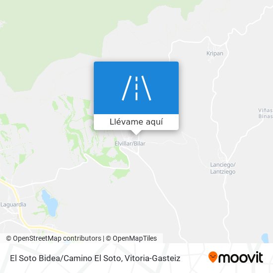Mapa El Soto Bidea/Camino El Soto
