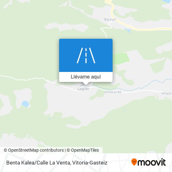 Mapa Benta Kalea/Calle La Venta