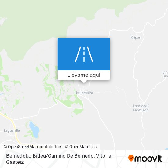 Mapa Bernedoko Bidea / Camino De Bernedo