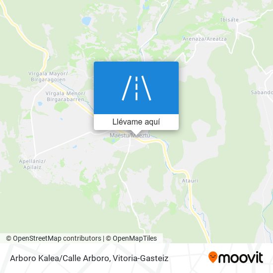 Mapa Arboro Kalea/Calle Arboro