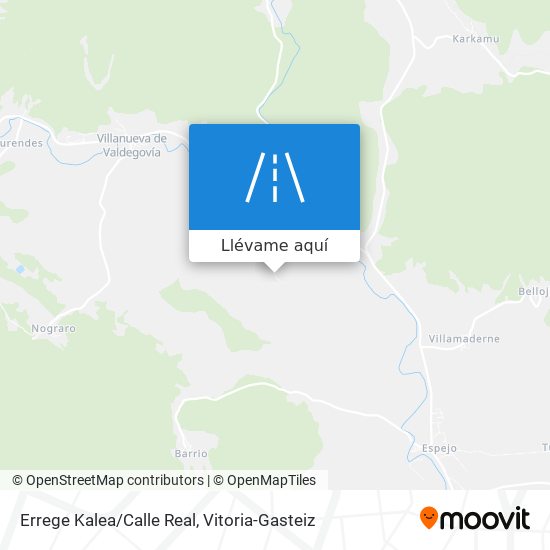 Mapa Errege Kalea/Calle Real