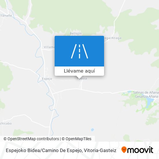 Mapa Espejoko Bidea / Camino De Espejo