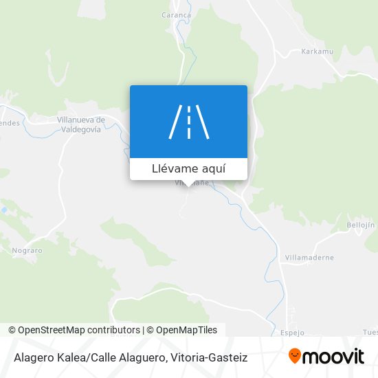 Mapa Alagero Kalea/Calle Alaguero