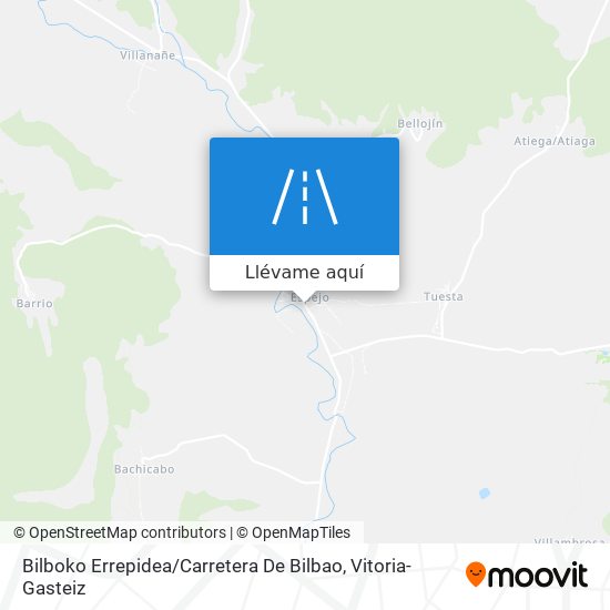 Mapa Bilboko Errepidea / Carretera De Bilbao