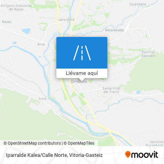 Mapa Iparralde Kalea/Calle Norte