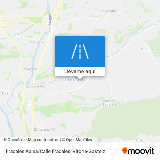 Mapa Fracales Kalea/Calle Fracales