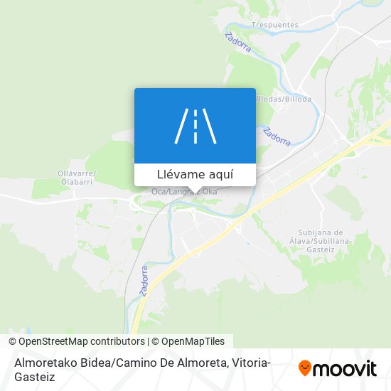Mapa Almoretako Bidea / Camino De Almoreta