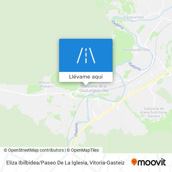 Mapa Eliza Ibilbidea / Paseo De La Iglesia