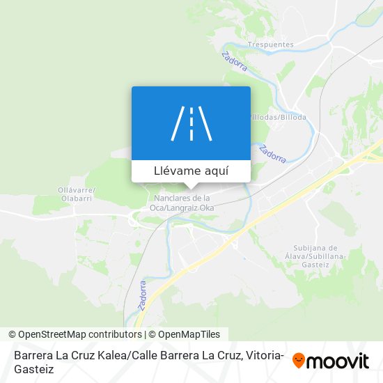 Mapa Barrera La Cruz Kalea / Calle Barrera La Cruz
