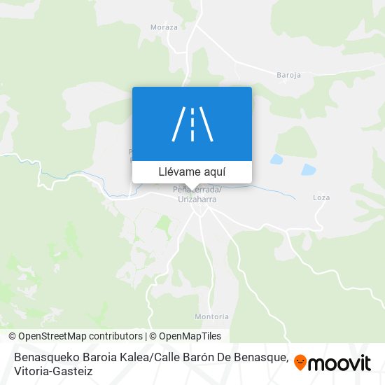 Mapa Benasqueko Baroia Kalea / Calle Barón De Benasque