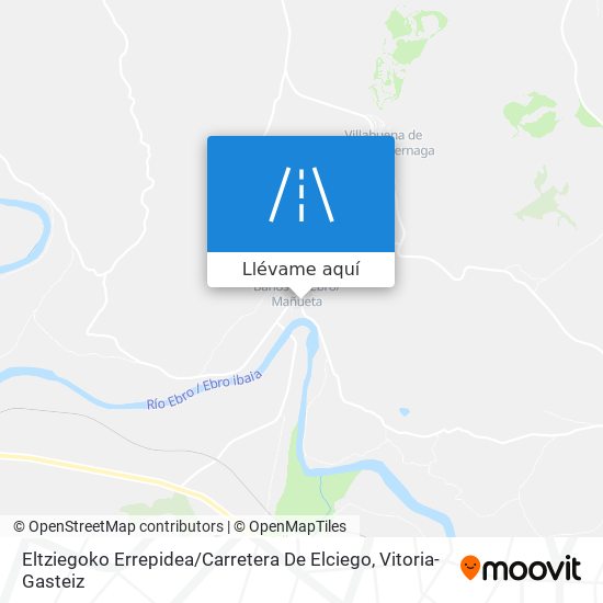 Mapa Eltziegoko Errepidea / Carretera De Elciego