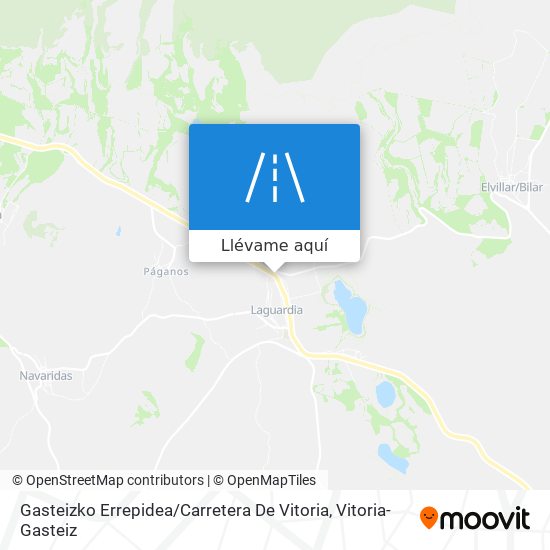 Mapa Gasteizko Errepidea / Carretera De Vitoria