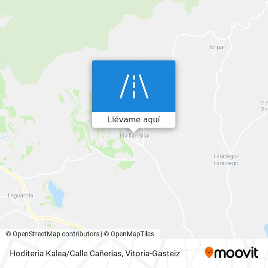 Mapa Hoditeria Kalea/Calle Cañerías
