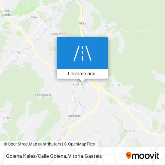 Mapa Goiena Kalea/Calle Goiena