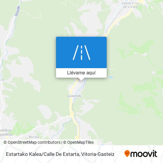 Mapa Estartako Kalea / Calle De Estarta