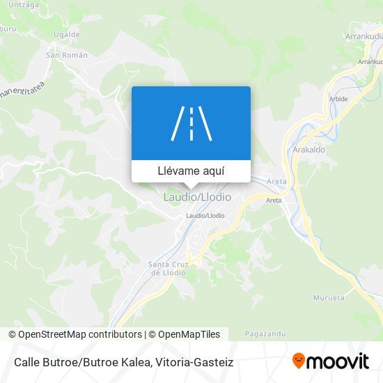 Mapa Calle Butroe/Butroe Kalea