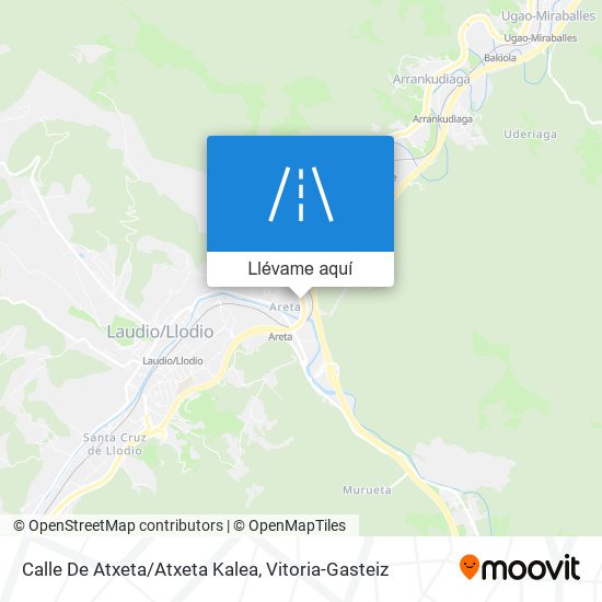 Mapa Calle De Atxeta/Atxeta Kalea