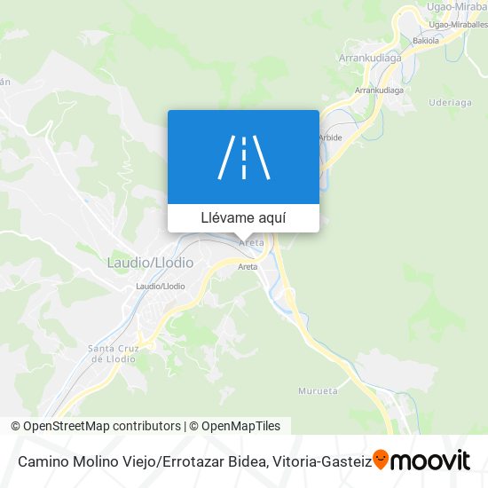 Mapa Camino Molino Viejo / Errotazar Bidea