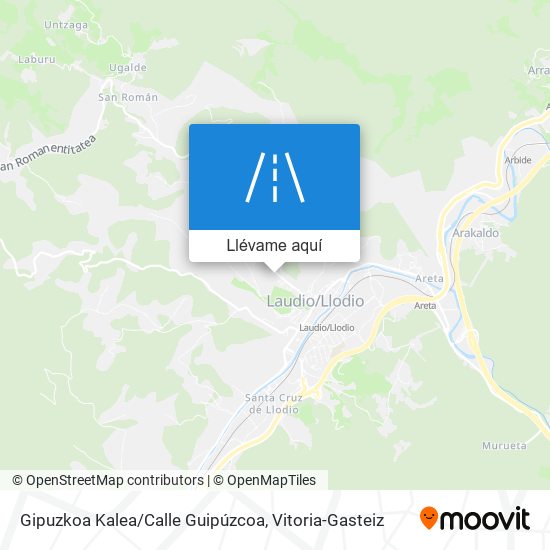 Mapa Gipuzkoa Kalea/Calle Guipúzcoa
