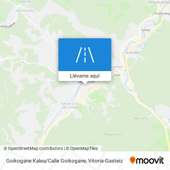 Mapa Goikogane Kalea / Calle Goikogane