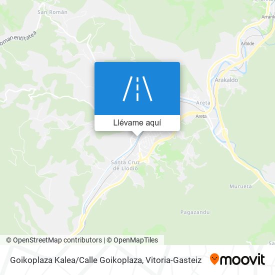 Mapa Goikoplaza Kalea / Calle Goikoplaza