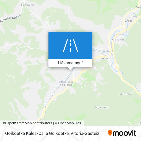 Mapa Goikoetxe Kalea / Calle Goikoetxe