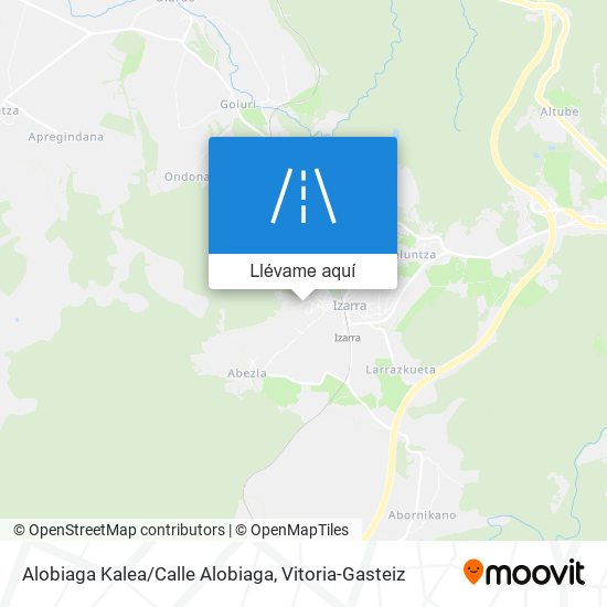 Mapa Alobiaga Kalea/Calle Alobiaga