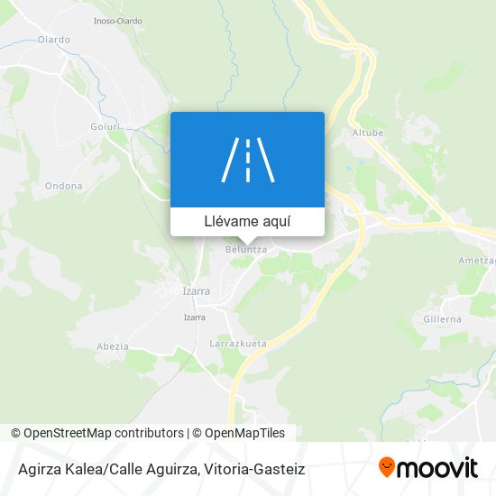 Mapa Agirza Kalea/Calle Aguirza