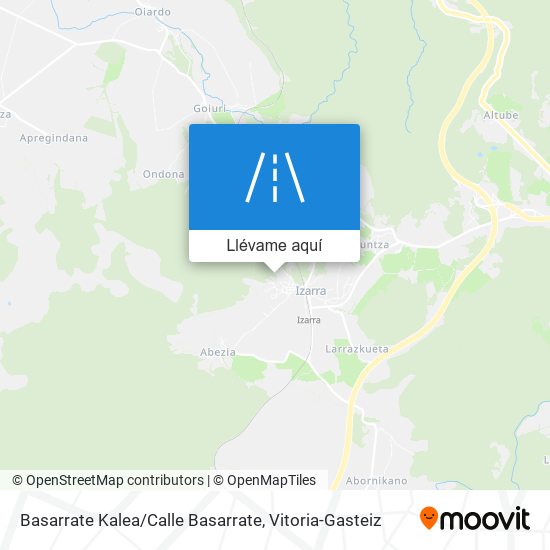 Mapa Basarrate Kalea / Calle Basarrate