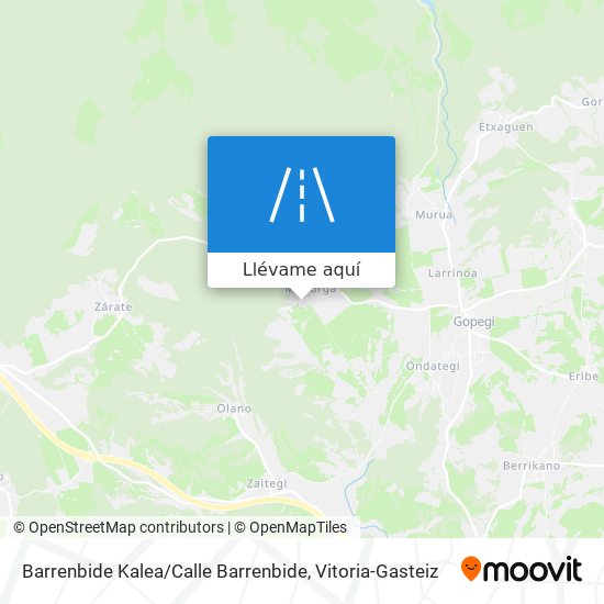 Mapa Barrenbide Kalea / Calle Barrenbide