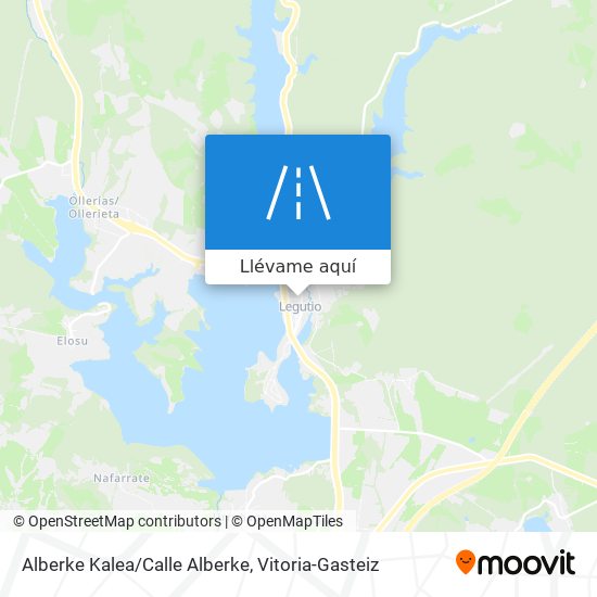 Mapa Alberke Kalea/Calle Alberke