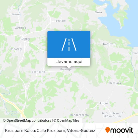 Mapa Kruzibarri Kalea / Calle Kruzibarri