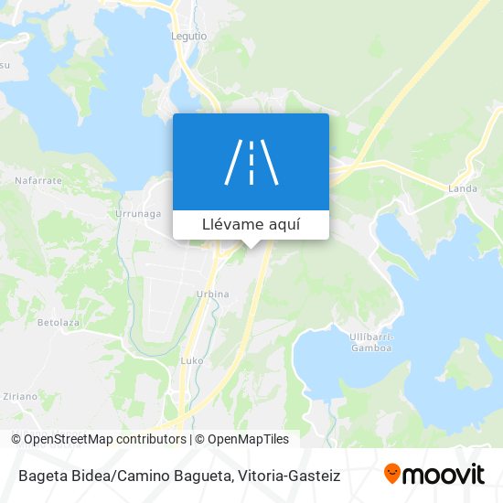 Mapa Bageta Bidea/Camino Bagueta
