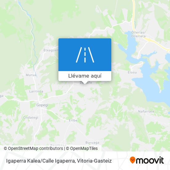 Mapa Igaperra Kalea/Calle Igaperra