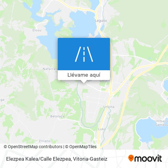 Mapa Elezpea Kalea/Calle Elezpea