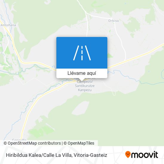 Mapa Hiribildua Kalea / Calle La Villa